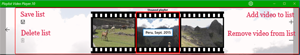 Playlist Video Player